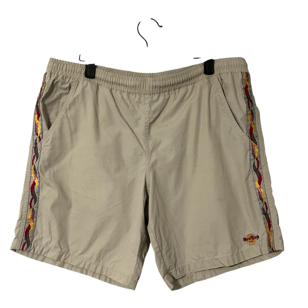 Vintage Hard Rock Hotel Pattaya Thailand Y2K Side Stripe Shorts Men’s Size Large